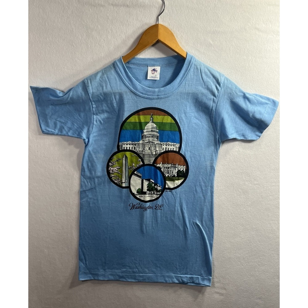 VTG 1982 Washington National Air & Space Museum T Shirt TeeJays S USA Made READ